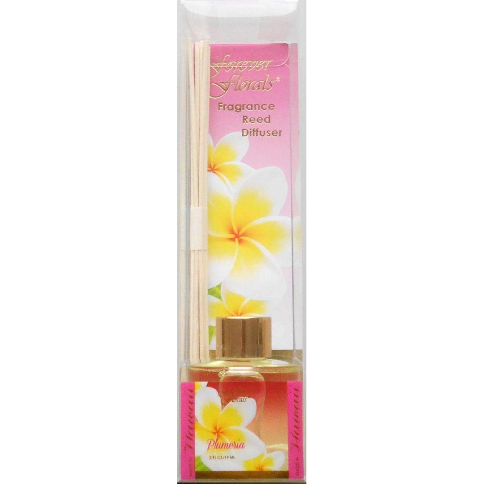 Hawaiian Forever Florals Reed Diffuser Plumeria – Buns of Maui