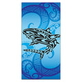 Hawaiian 60" x 30" Beach Towel Tribal Shark