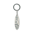 Key Chain Pewter Honu Turtle Swirl Hawaii