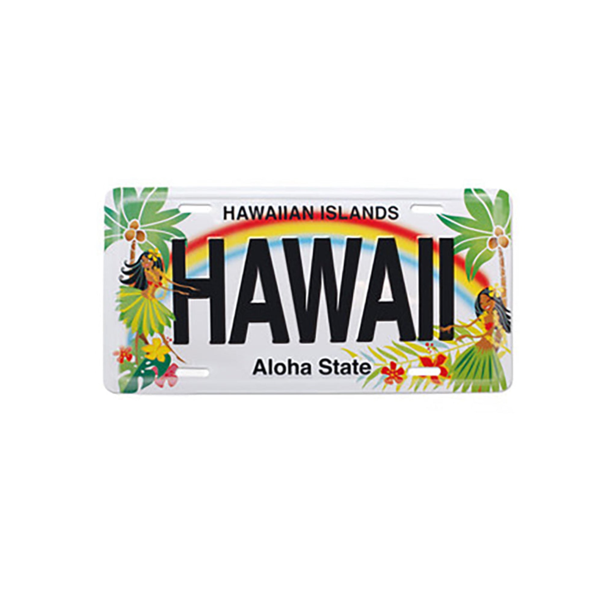 Hawaii Souvenir License Plate Island Hula Honeys