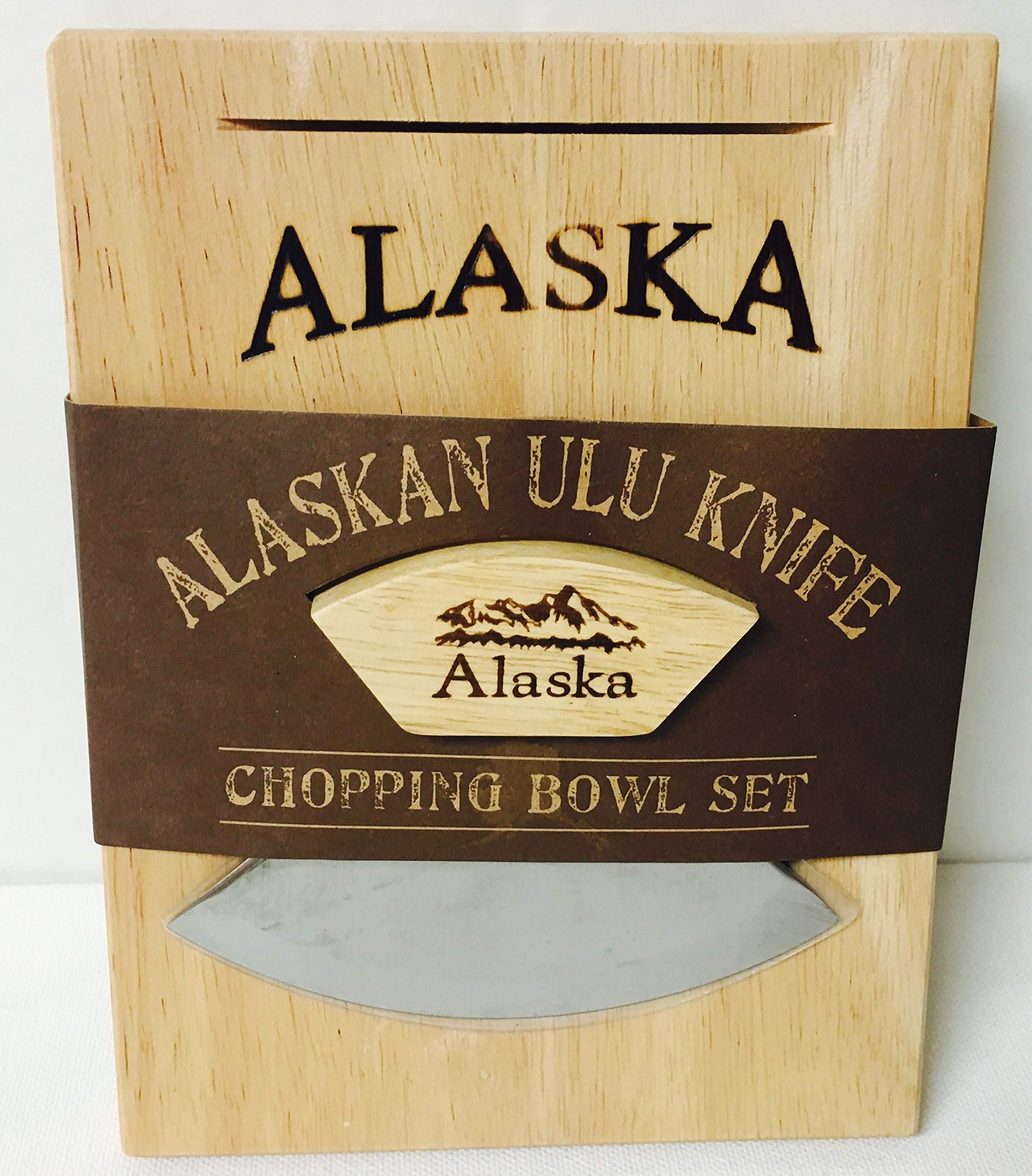 Ulu Knife with Small Chopping Bowl