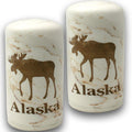 Alaska Salt and Pepper Set Moose Icons