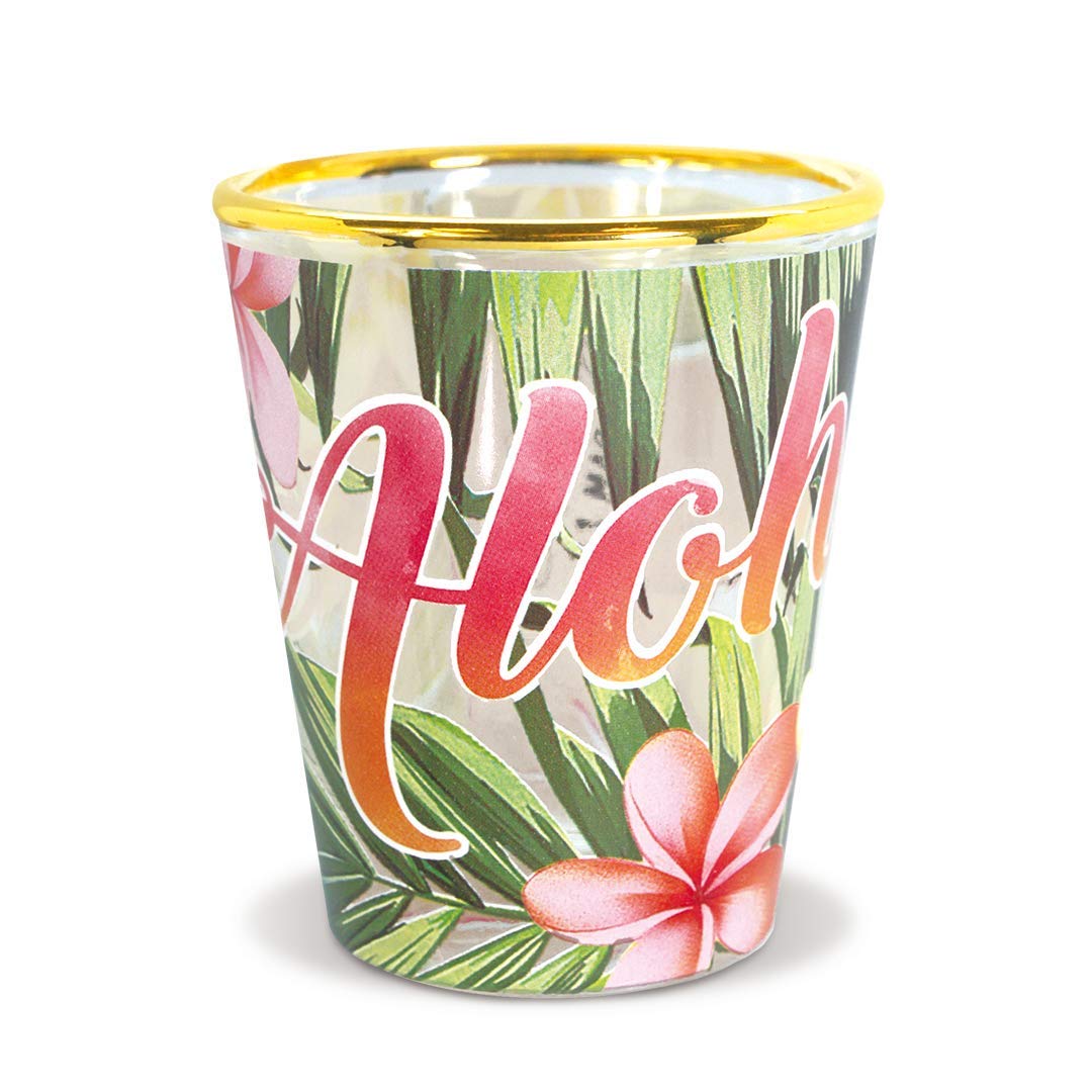 Hawaiian Coastal Island Inspired 1 oz Shot Glass