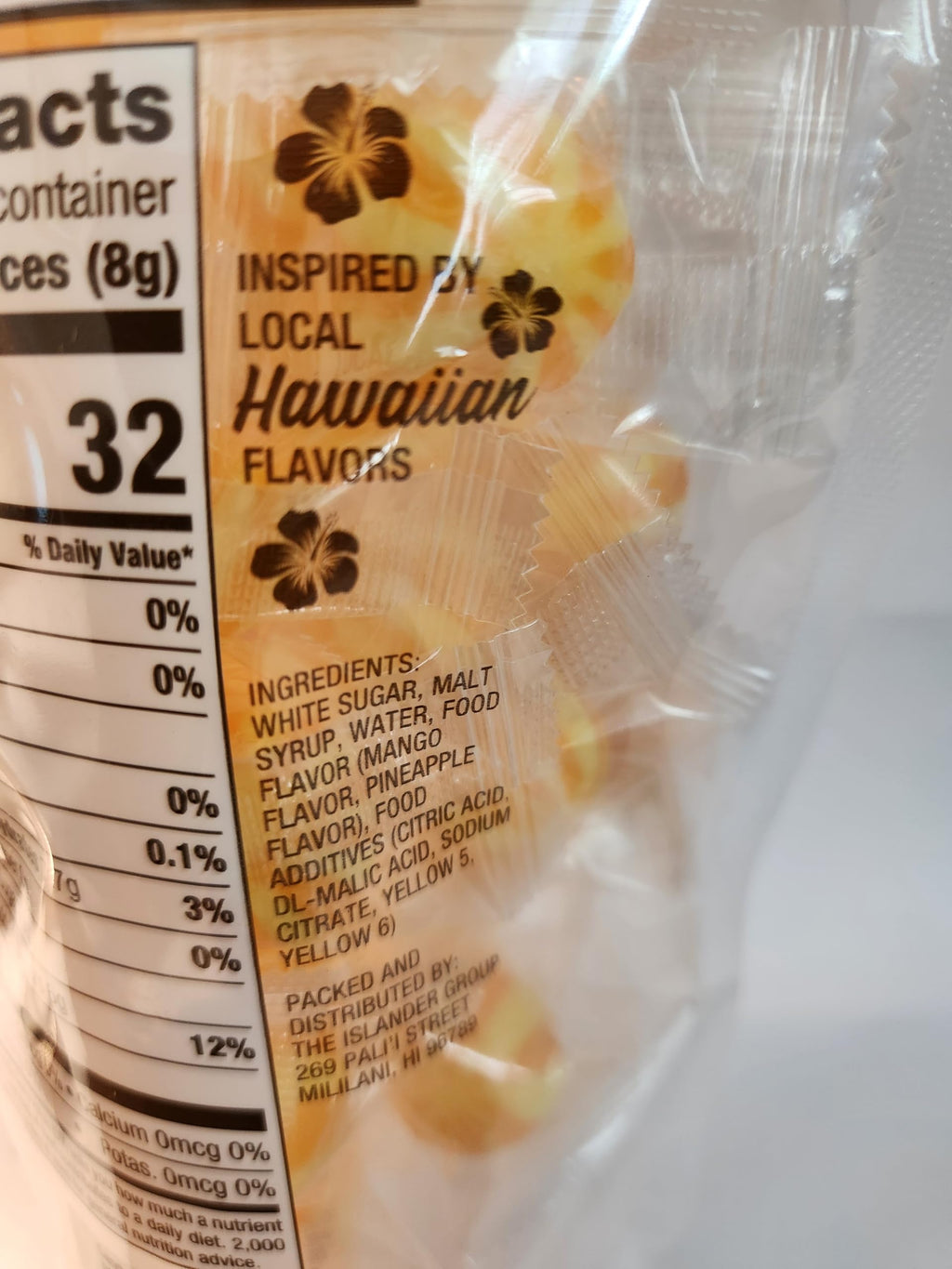 Old Fashion Hawaiian Hard Candy 5oz Bags Pineapple Mango