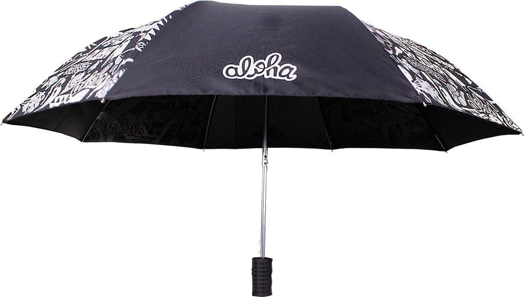 Hawaiian Style Color Changing 42 inch Folding Umbrella Mix Plate