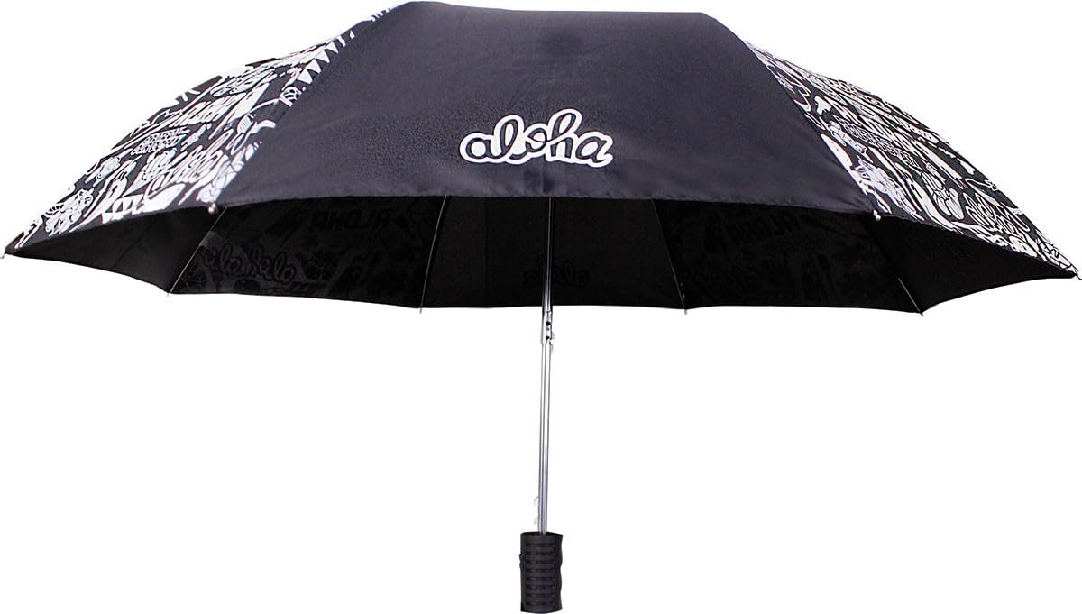 Hawaiian Style Color Changing 42 inch Folding Umbrella Mix Plate