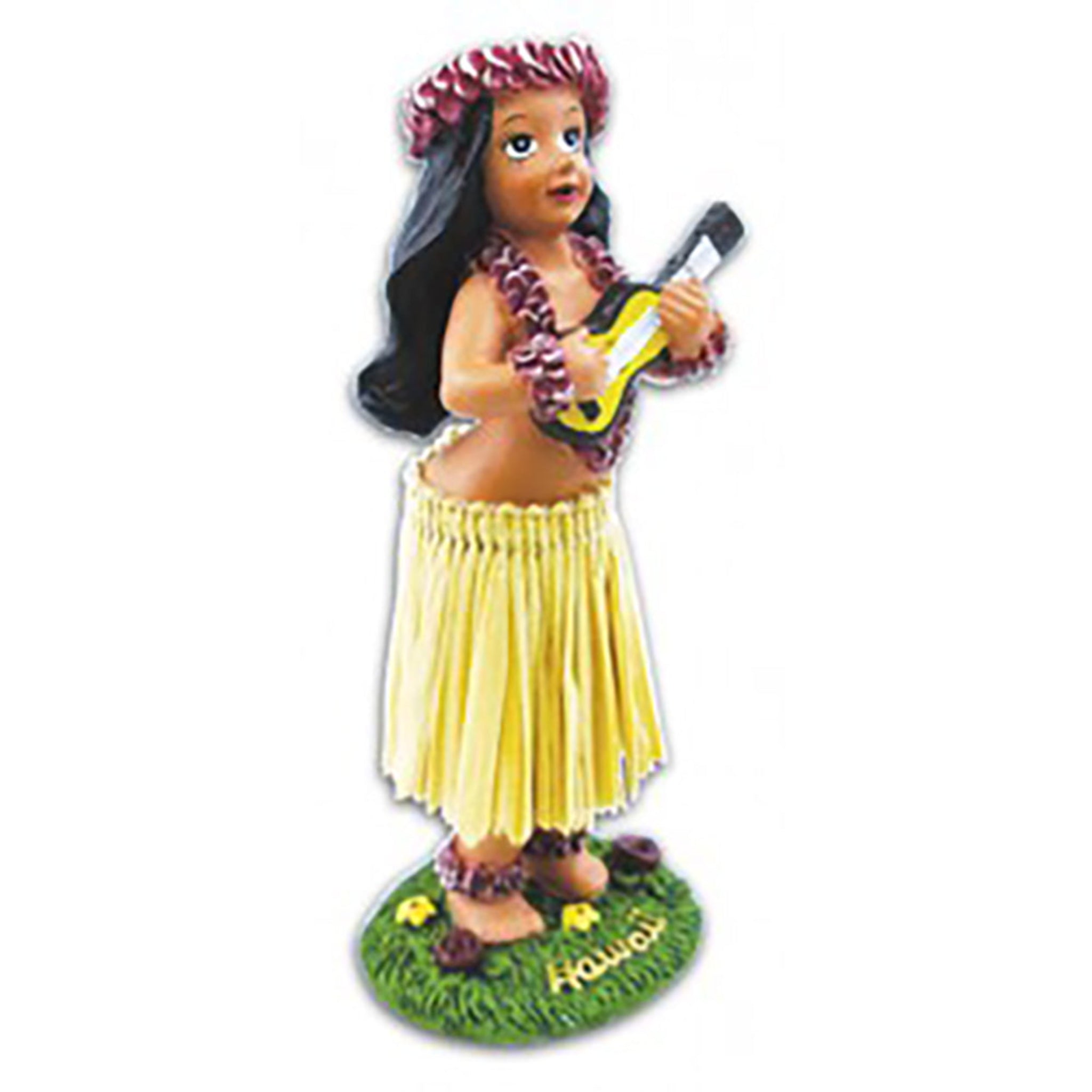 KC Hawaii Girl with Ukulele Mini Dashboard Doll 4 inch