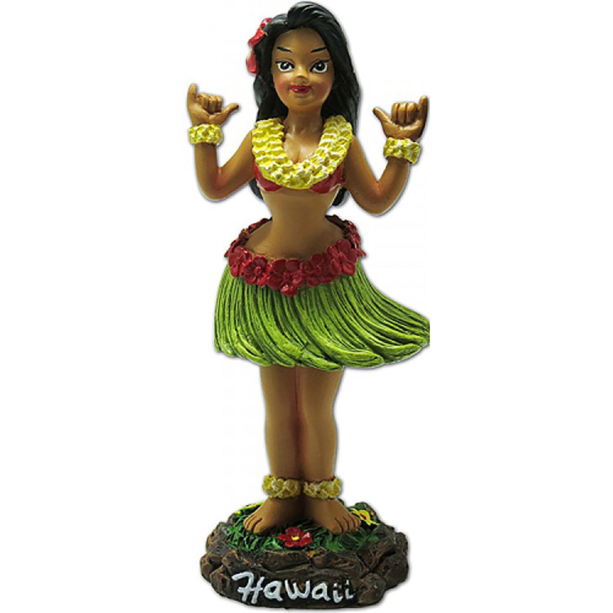 Mini Shaka Hula Girl Dashboard Doll