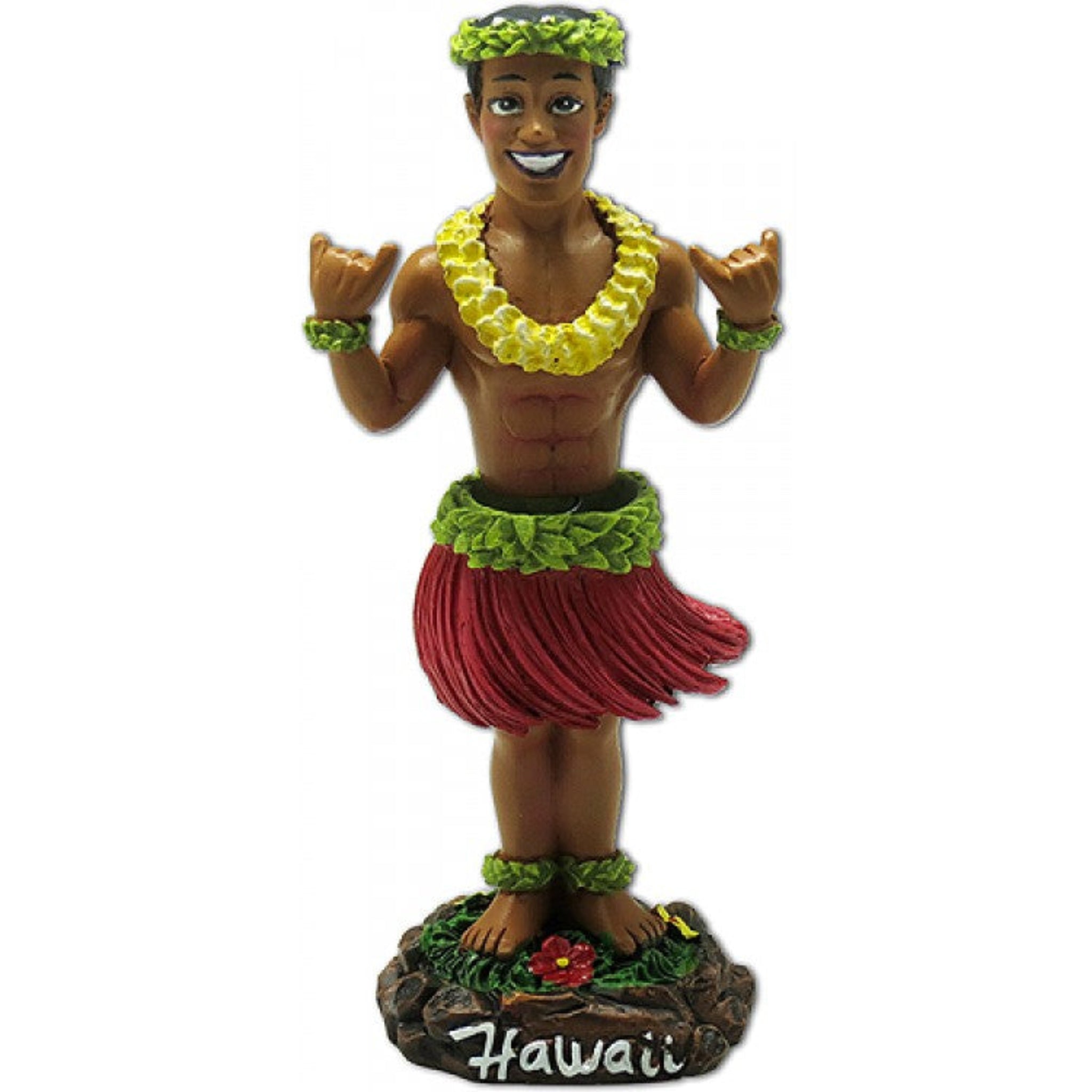 KC Hawaii Shaka Hula Boy Mini Dashboard Doll 4"