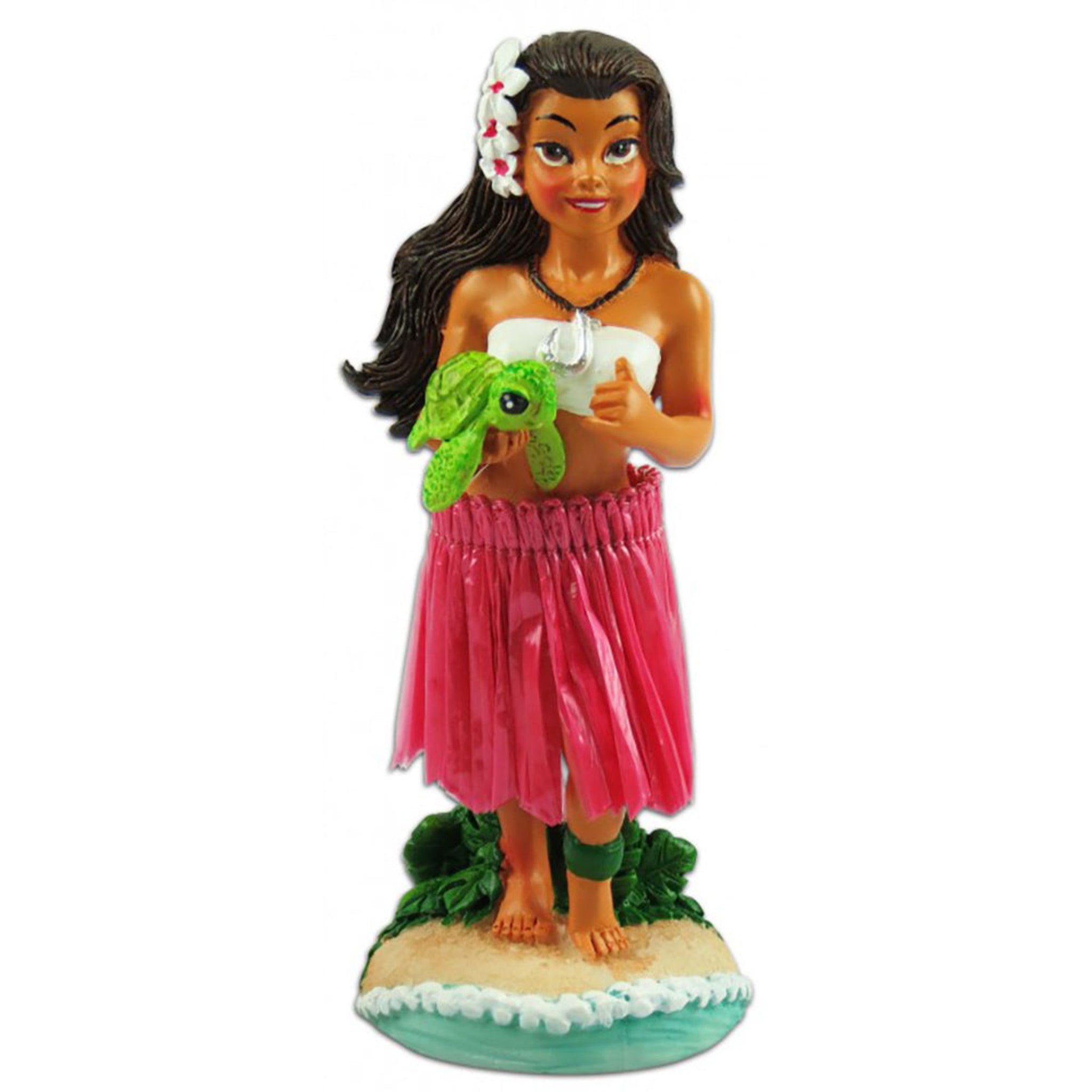 KC Hawaii Napua Honu Hula Girl Miniature Dashboard Doll
