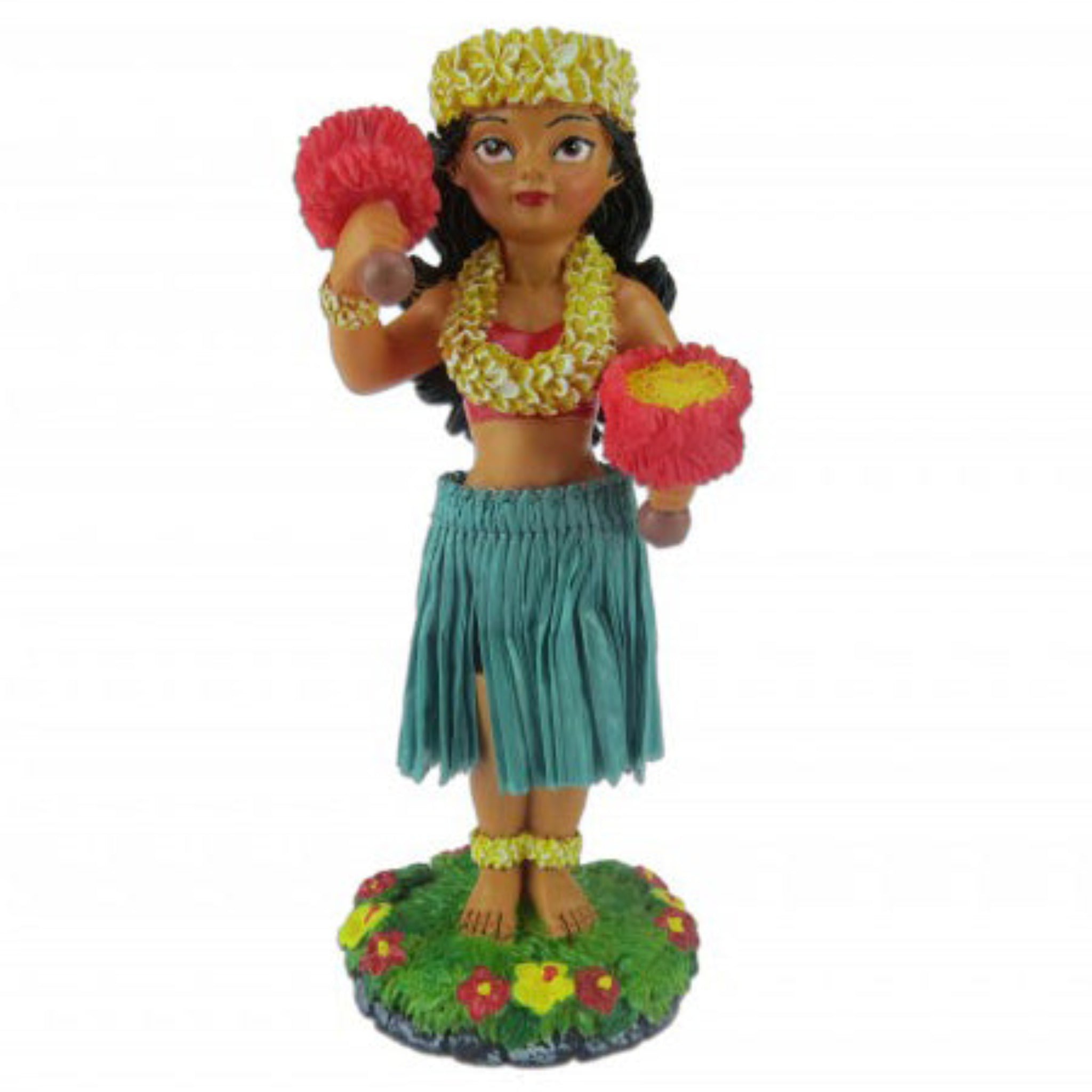 KC Hawaii Miniature Halani Hula Girl Dashboard Doll