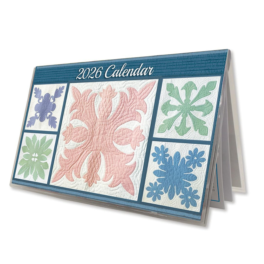 Hawaii Pocket Calendars 2026 Pastel Quilt