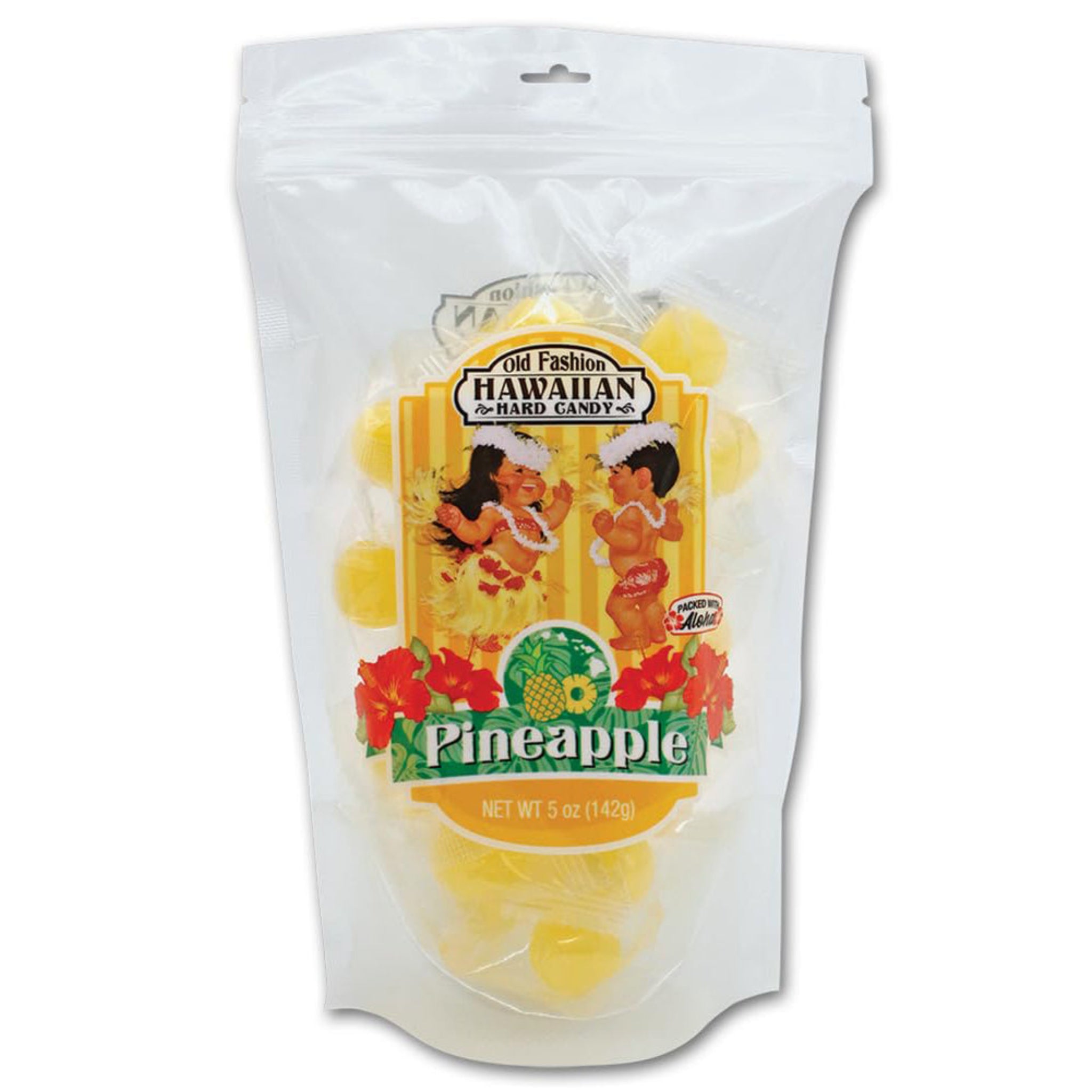 Old Fashion Hawaiian Hard Candy 5oz Bags Pineapple
