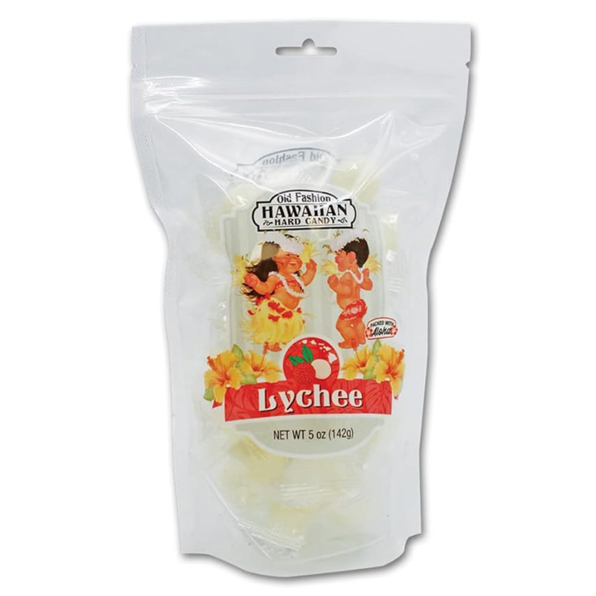 Old Fashion Hawaiian Hard Candy 5oz Bags Lychee