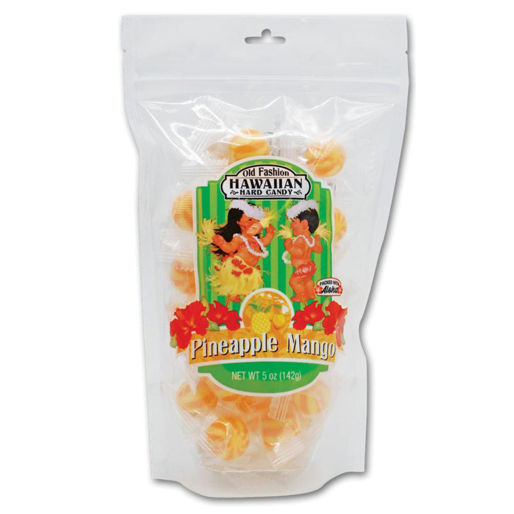 Old Fashion Hawaiian Hard Candy 5oz Bags Pineapple Mango