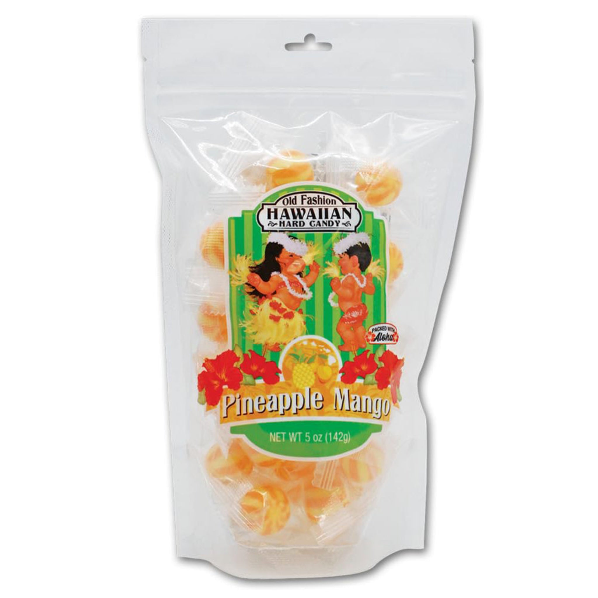 Old Fashion Hawaiian Hard Candy 5oz Bags Pineapple Mango
