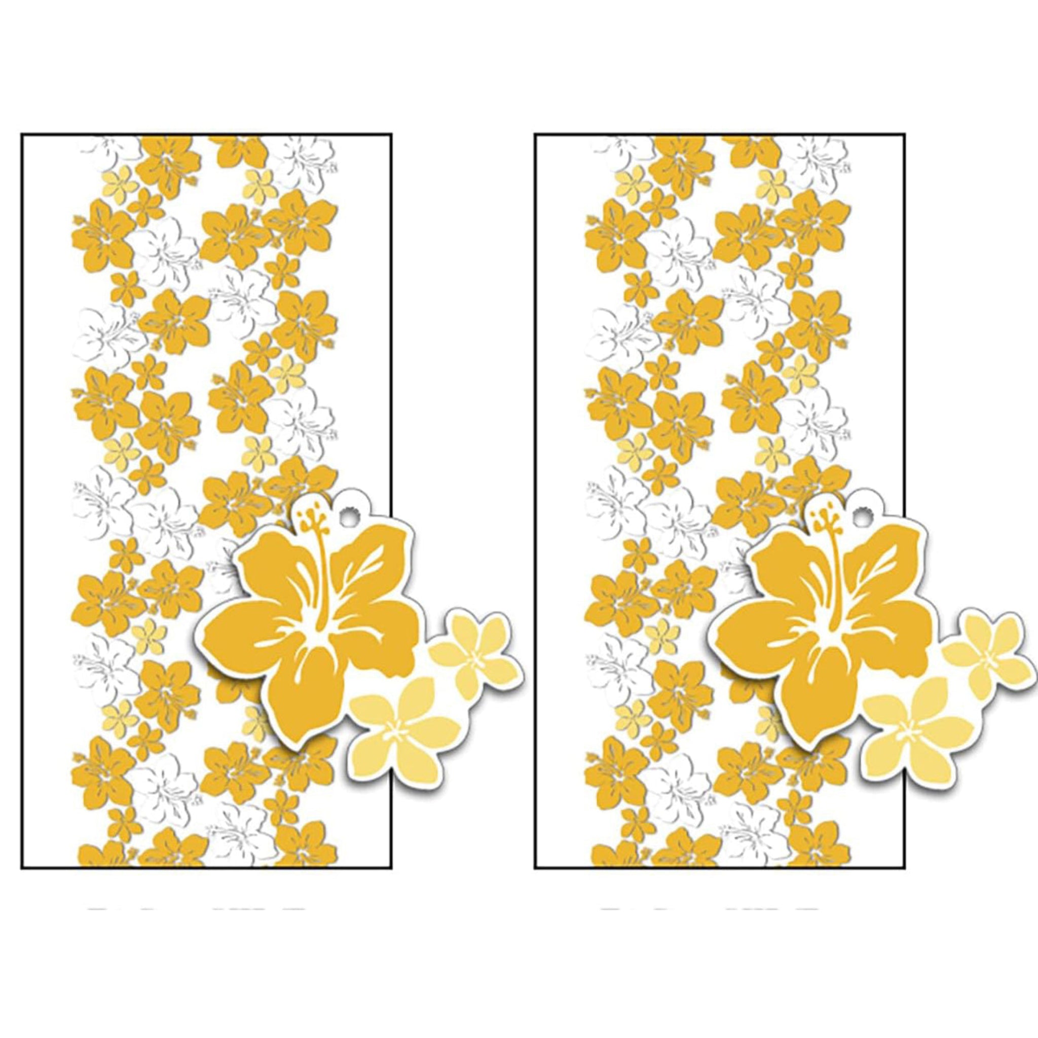 Hawaiian Candy Lei Kits 2 Packs Gold Hibiscus Plumeria