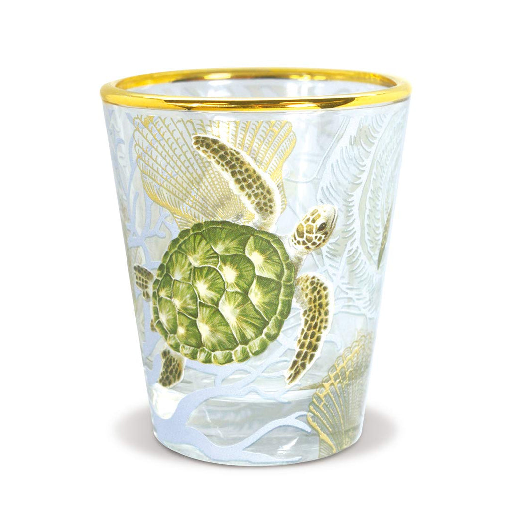Hawaiian Coastal Island Inspired 1 oz Shot Glass