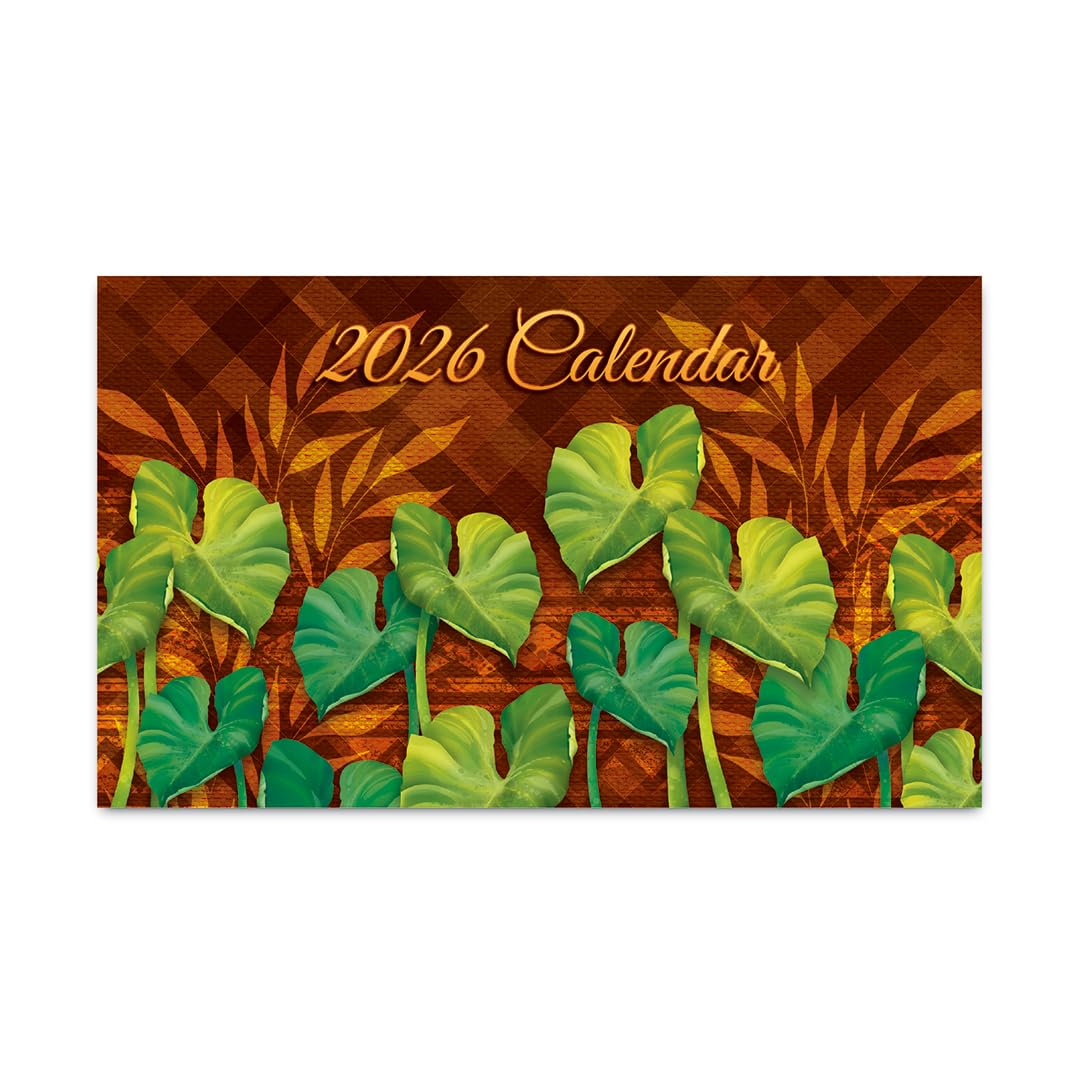 Hawaii Pocket Calendars 2026 Kalo Tapa
