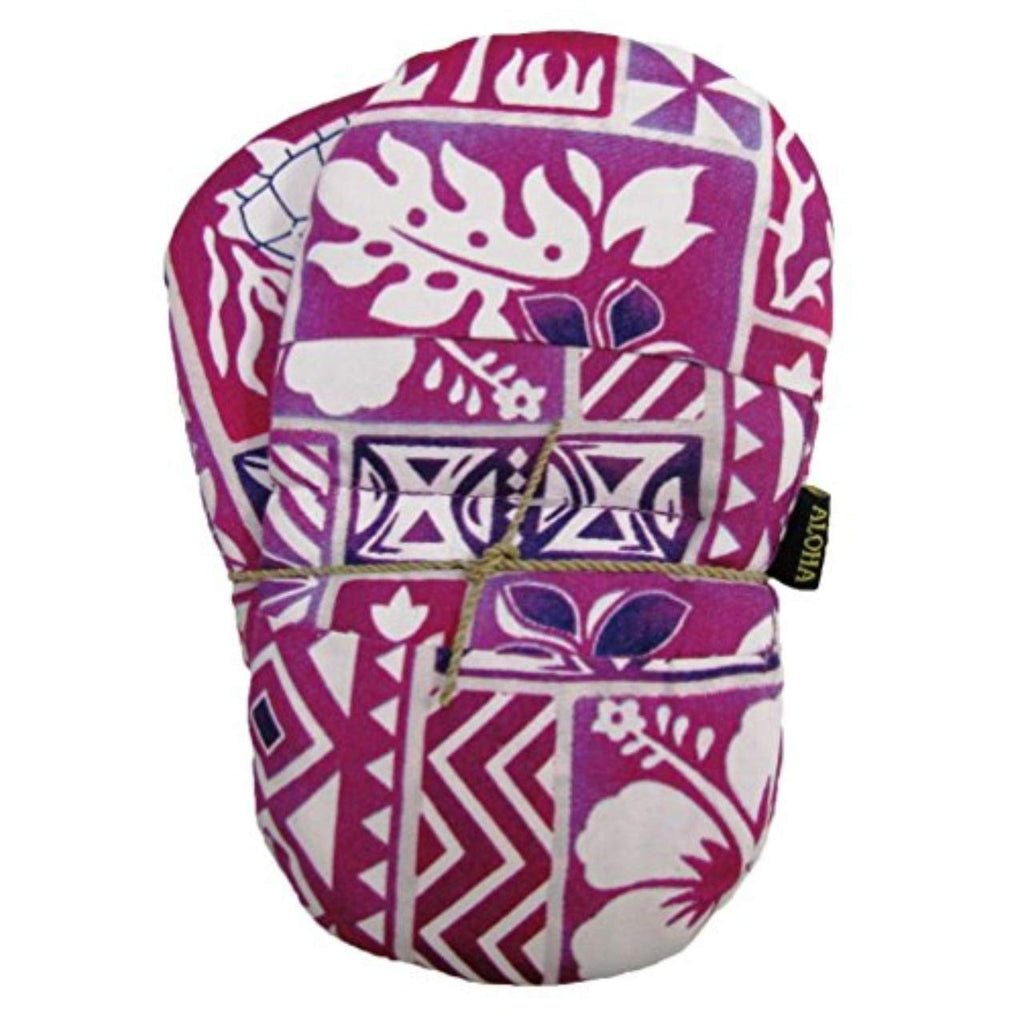 Maui Microwave Potholder Mitts Set of 2 (Purple)