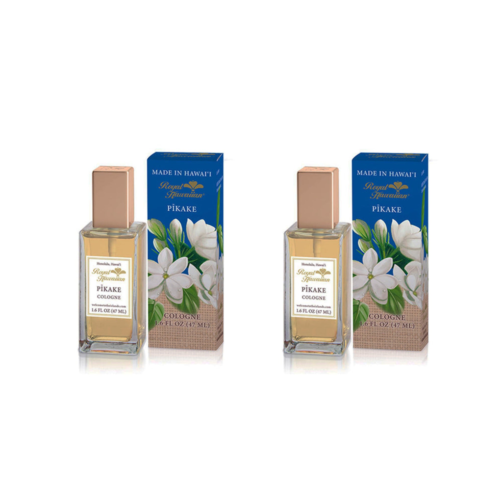 Royal Hawaiian Cologne 2 Bottles 1.6 fl. oz. each Pikake