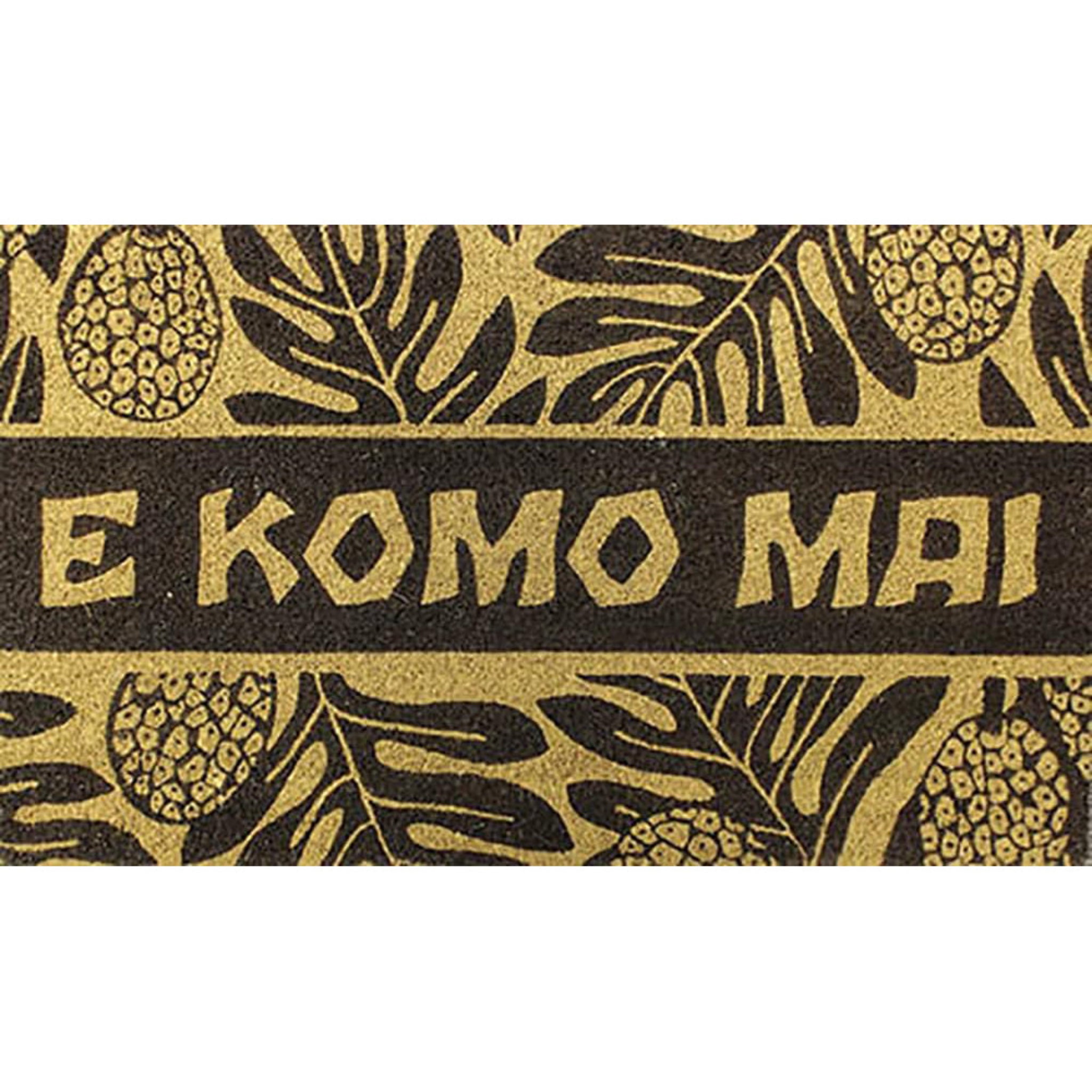 Hawaii Doormat 30" X 18" E Komo Mai