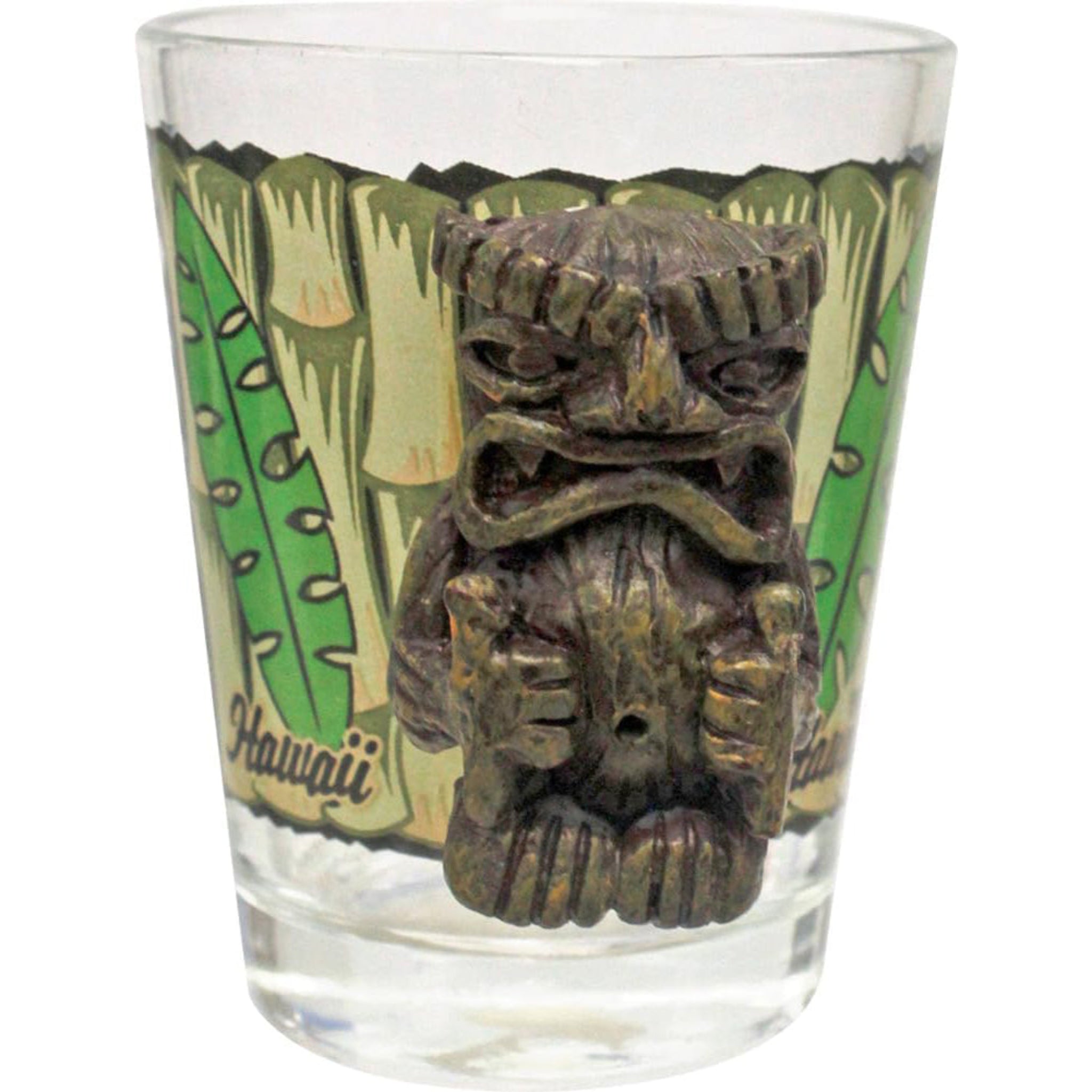 Hawaii Tiki Polyresin Shot Glass Outer Sculpture