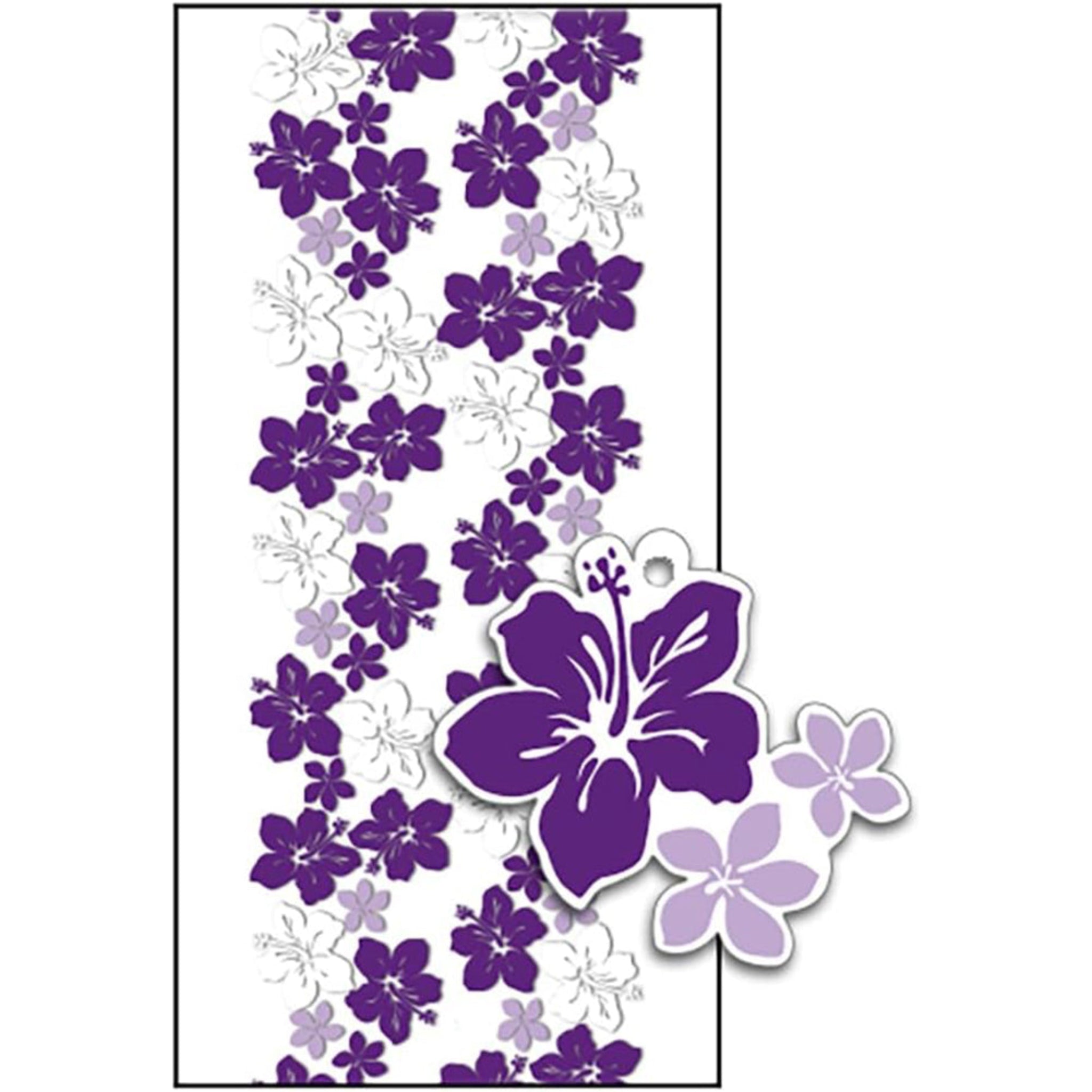 Hawaiian Candy Lei Making Kit 5 Purple Hibiscus