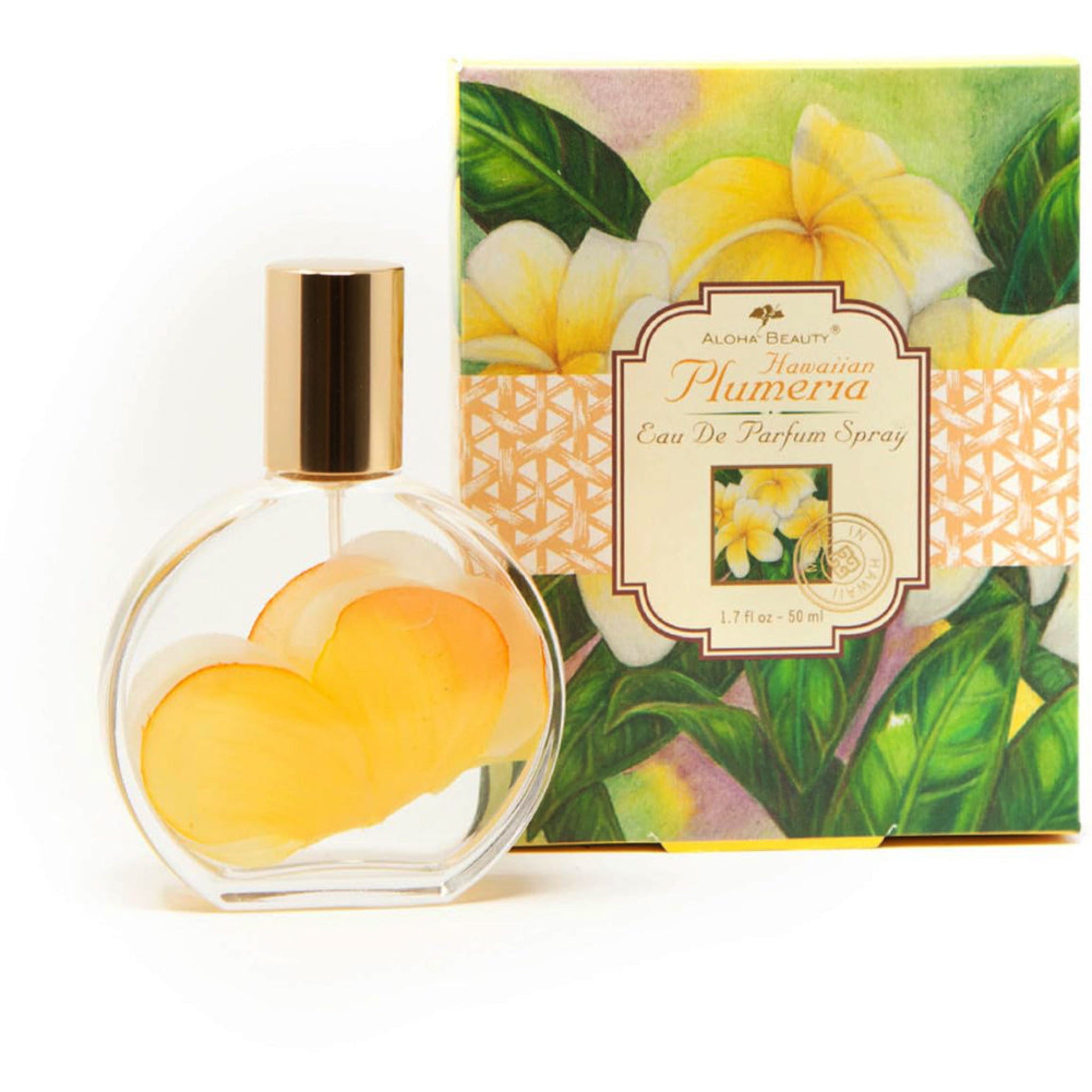 Aloha Beauty Hawaiian Plumeria Eau De Parfum Perfume Spray 1.7 oz