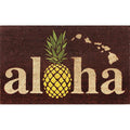 Hawaii Doormat 30"" X 18"" Aloha Pineapple Islands