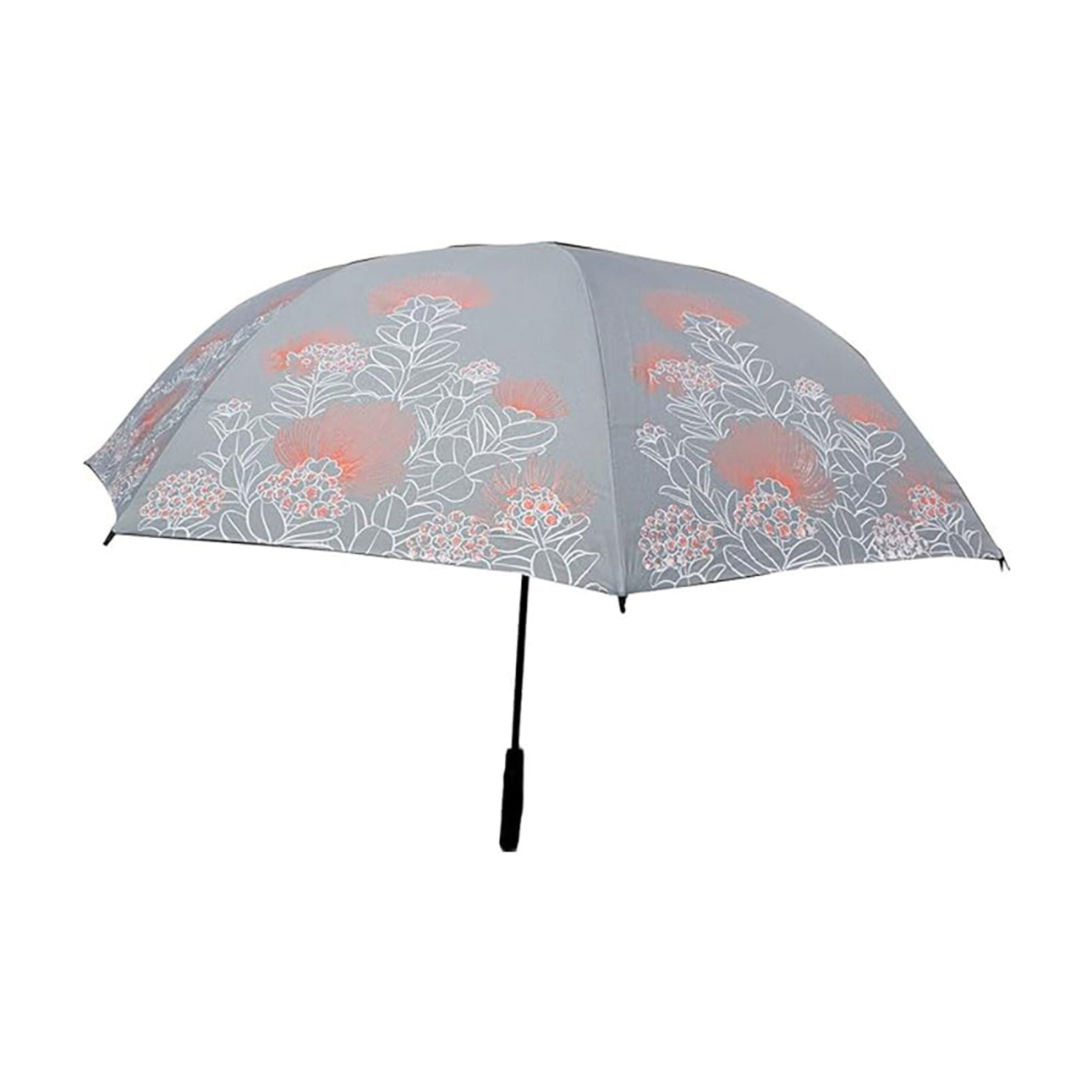 Hawaiian Style Color Changing 58 inch Folding Umbrella Ohia Lehua