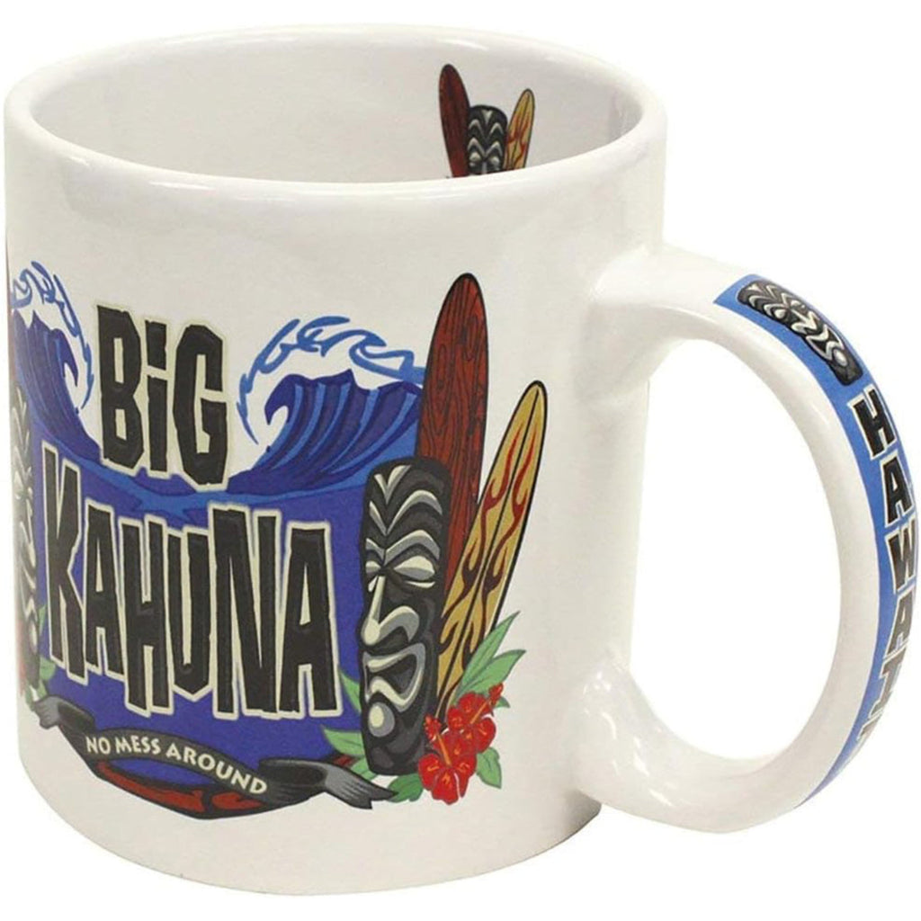 Hawaiian Stoneware Coffee Mug 20 oz. Big Kahuna