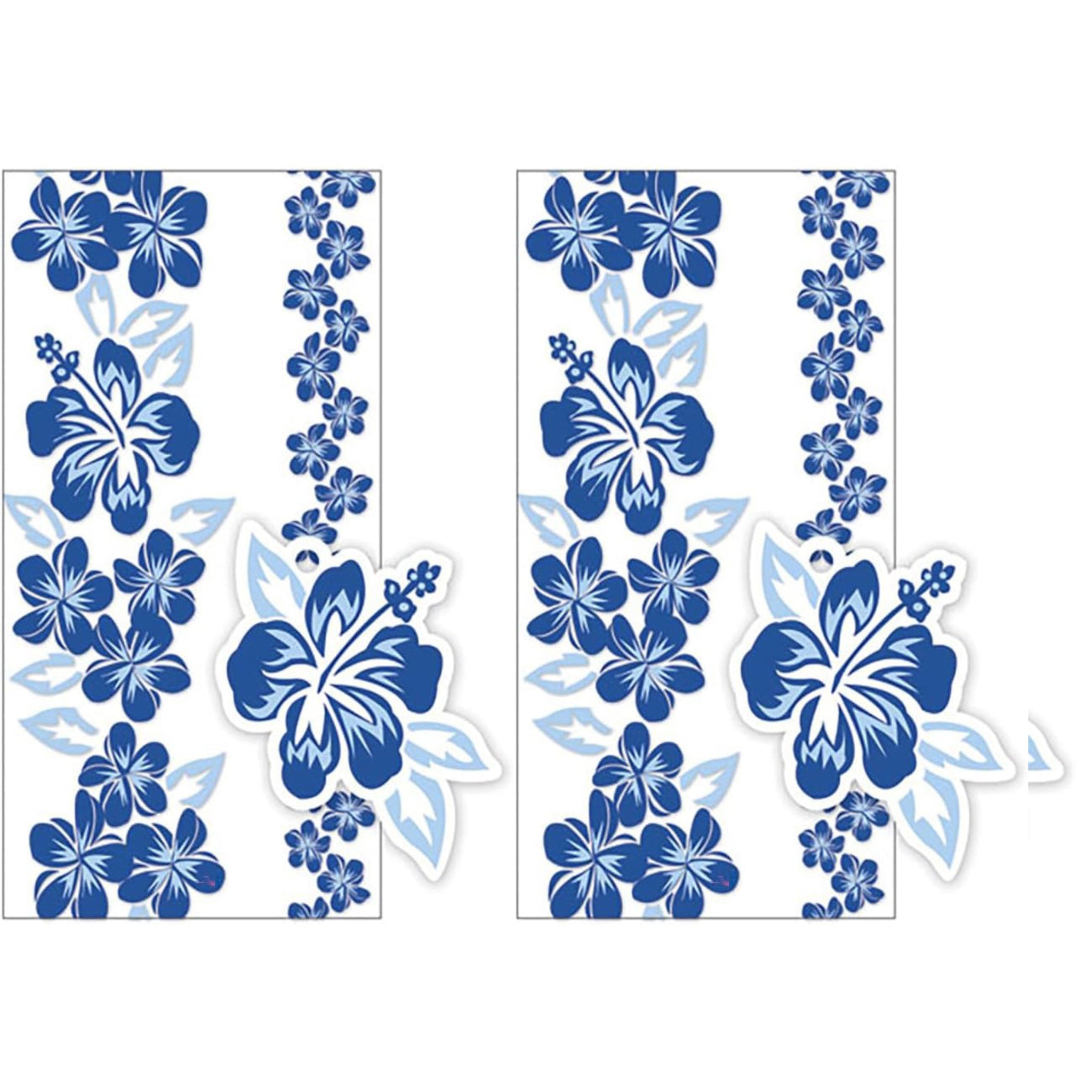 Hawaiian Candy Lei Kits 2 Packs Blue Hibiscus Plumeria