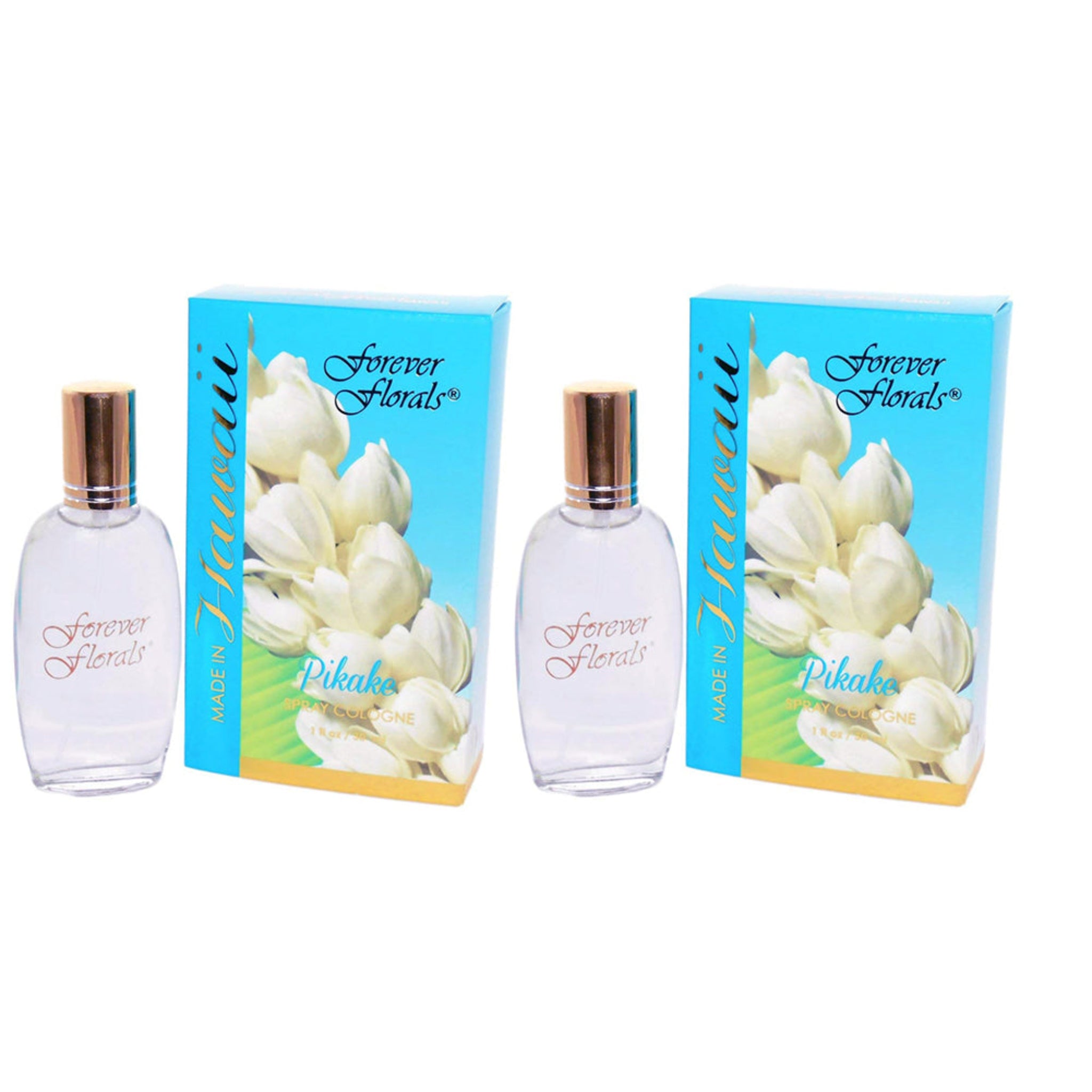 Hawaii Forever Florals Cologne 2 Bottles 1 fl. oz. each Pikake