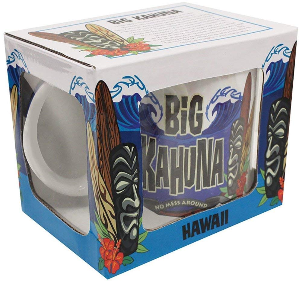 Hawaiian Stoneware Coffee Mug 20 oz. Big Kahuna