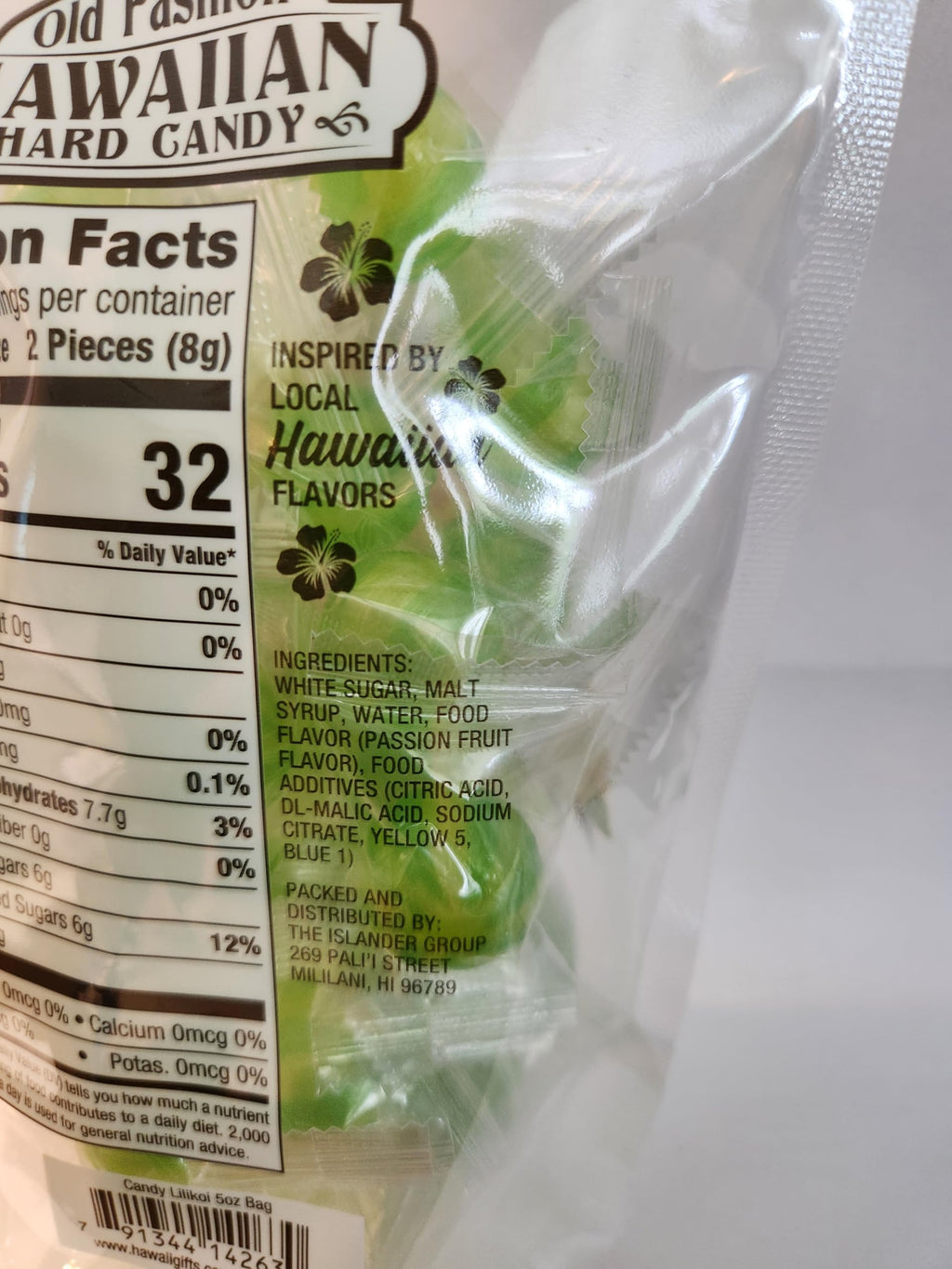 Old Fashion Hawaiian Hard Candy 5oz Bags Lilikoi Passion Fruit