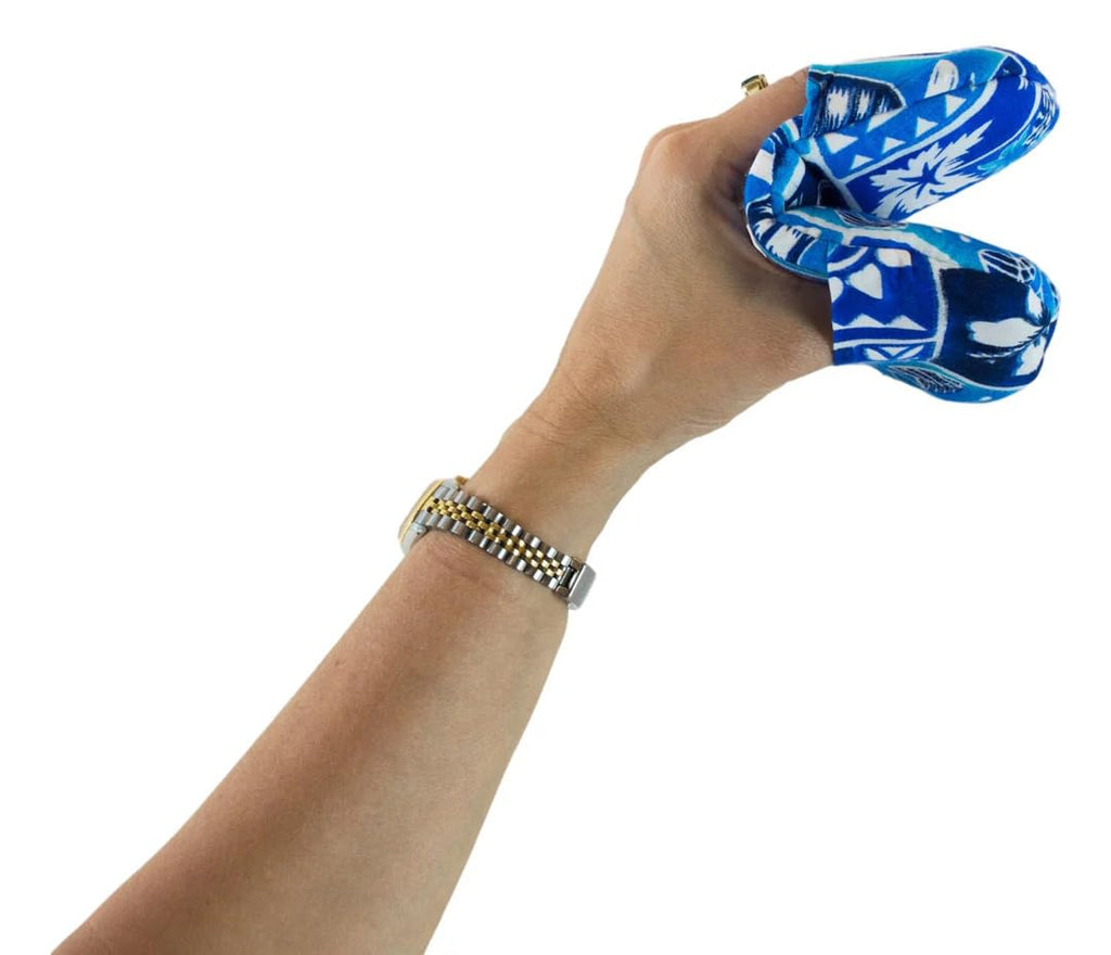 Maui Microwave Potholder Mitts Set of 2 (Blue)