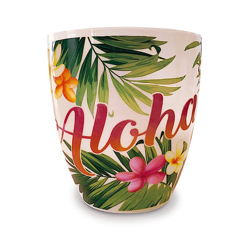 18 oz Hawaiian U-Shape Mug Aloha Palm