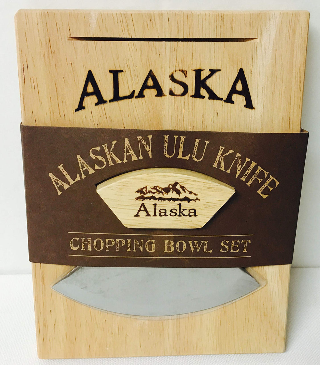 Ulu Knife with Small Chopping Bowl