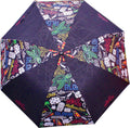 Hawaiian Style Color Changing 42 inch Folding Umbrella Mix Plate