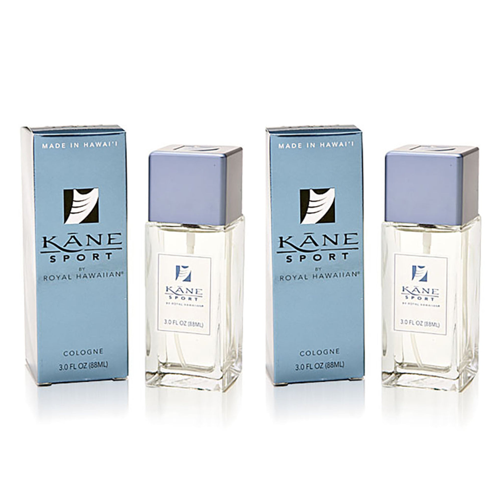Royal Hawaiian Kane Sport Men's Cologne 2 Bottles 3 oz. each
