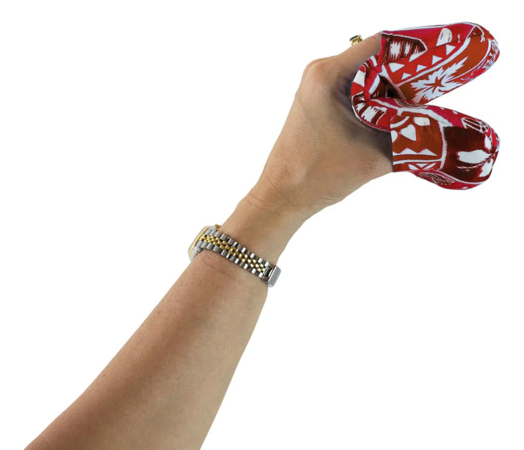 Maui Microwave Potholder Mitts Set of 2 (Red)