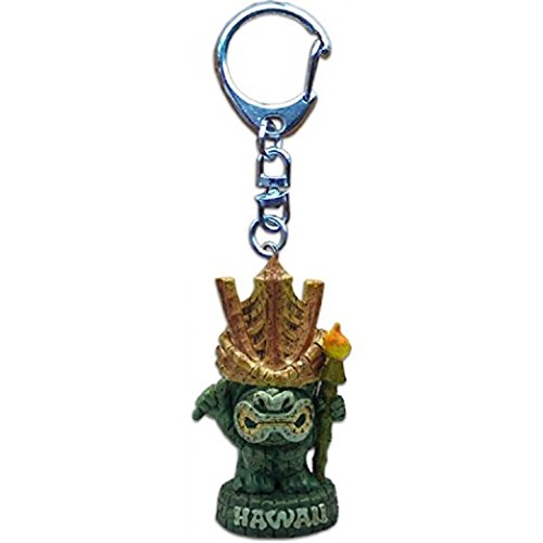 Tiki Menehune Shaka Keychain 2"