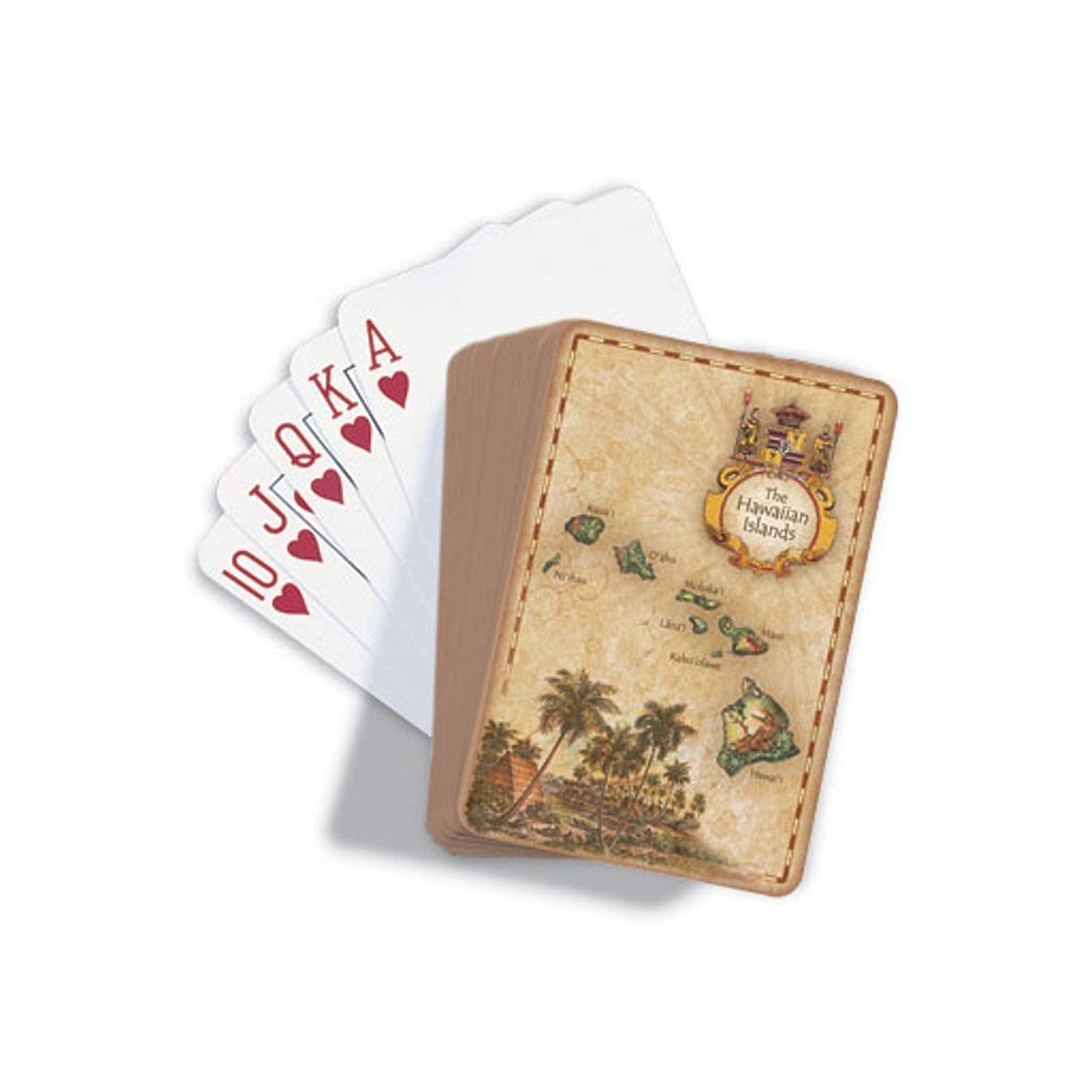 Hawaiian Islands Map Playing Cards