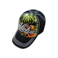 Hawaii Aloha Palm & Floral Cap Hat