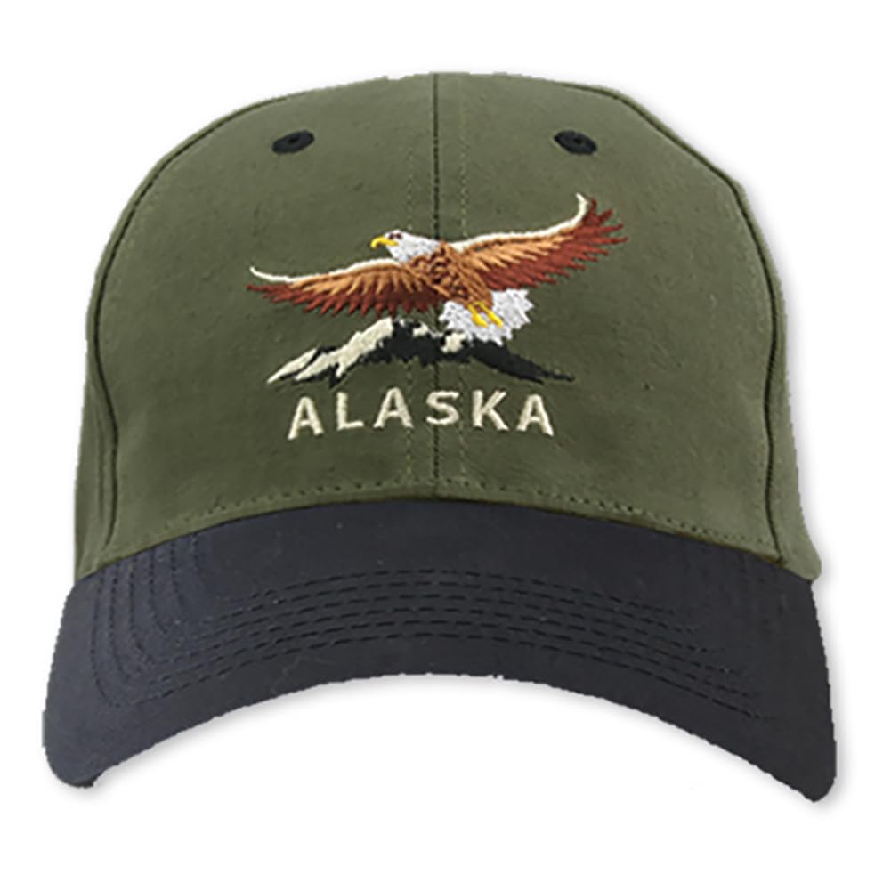 Alaska Ball Cap Hat Eagle Mountain Multicolor