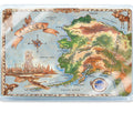 Alaska Standard Playing Cards Vintage Map