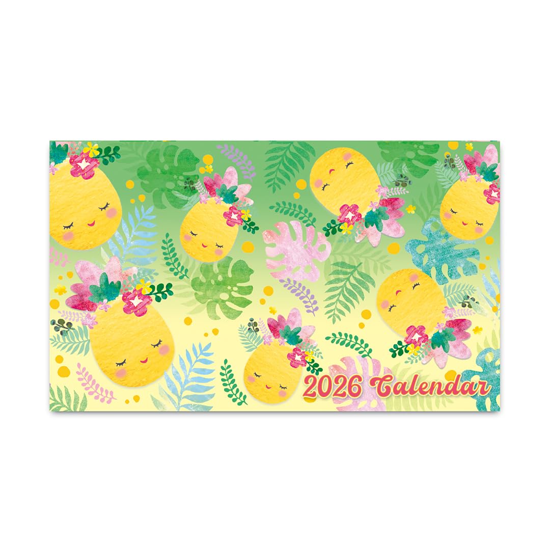 Hawaii Pocket Calendars 2026 Happy Pineapple