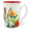 14 oz. Boxed Hawaiian Embossed Coffee Mug, Tropical Garden