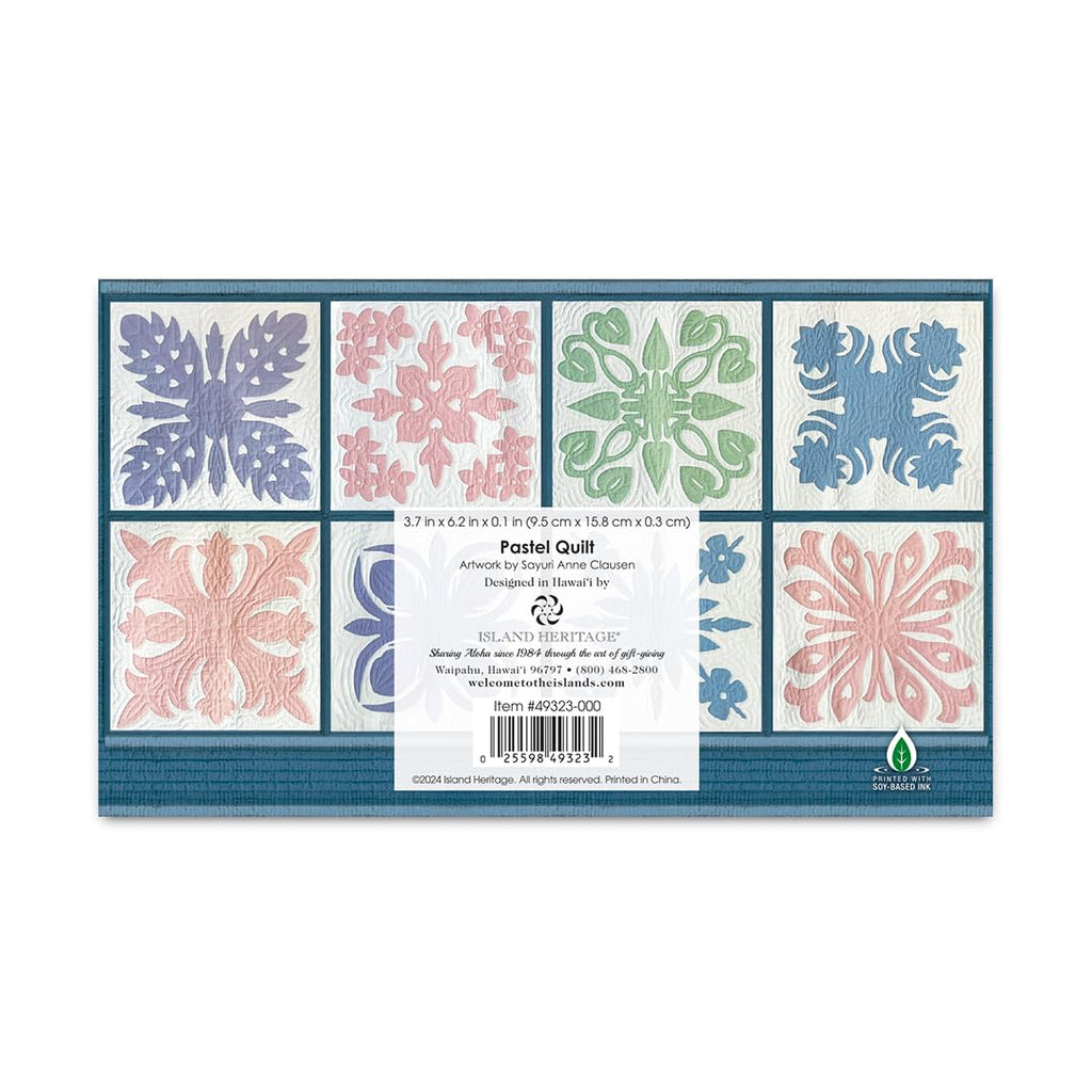 Hawaii Pocket Calendars 2026 Pastel Quilt